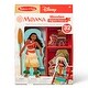 preview thumbnail 1 of 4, Melissa & Doug Disney Princess Moana Wooden Magnetic Dress-Up Play Set Multi - Kids