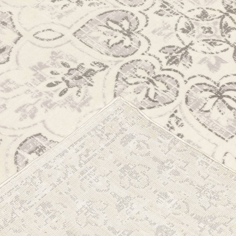Style Haven Cosette Center Floral Medallion High-Low Pile Area Rug