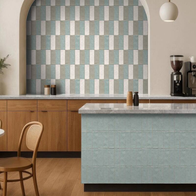 Ackland AKNPTRAV2.5X8S-CA Rava - 3" x 8" Solid Subway Wall Tile -