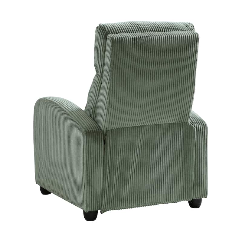 Covelo Corduroy Push Back Reclining Chair