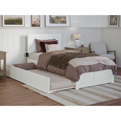 AFI, Canyon Platform Bed with Matching Footboard & Trundle