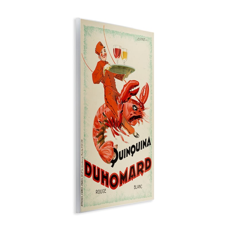 Stupell Vintage Lobster Advertisement Wall Plaque Art Design By Marcus Jules