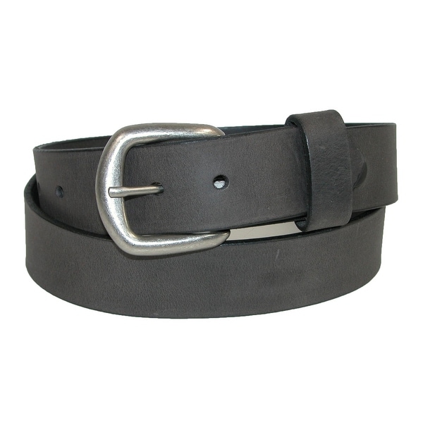 Shop Boston Leather Men&#39;s Oil Tanned Pull Up Leather Belt with Removable Buckle - Free Shipping ...