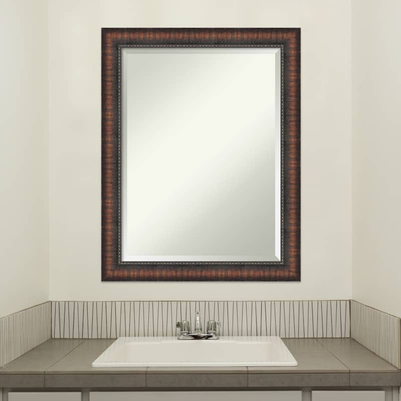 Caleb Brown Beveled Framed Bathroom Vanity Wall Mirror - Caleb Brown