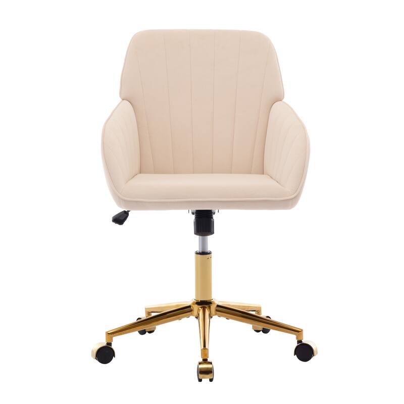 Modern Upholstered Swivel Office Chair