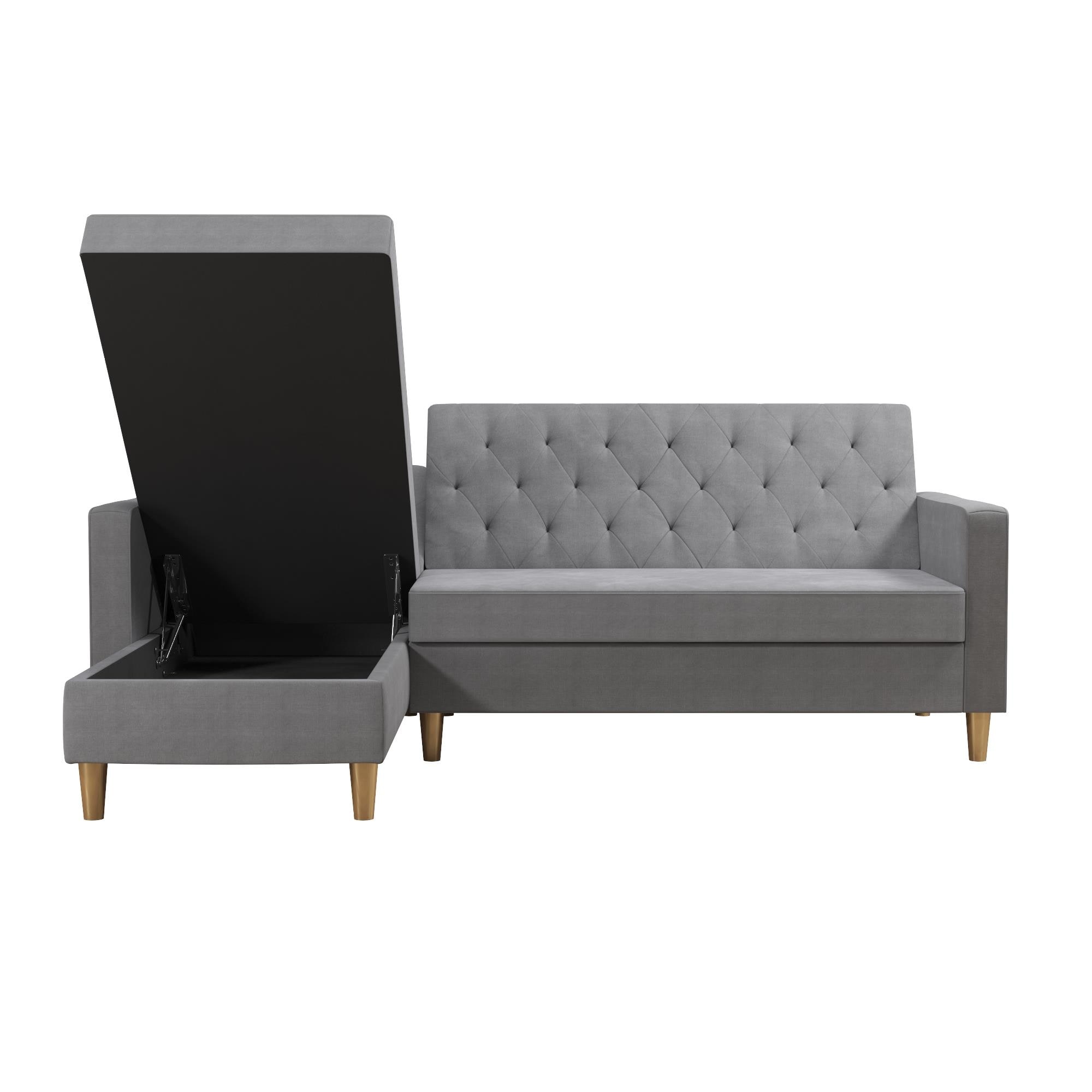 Liberty reversible outlet sleeper sectional