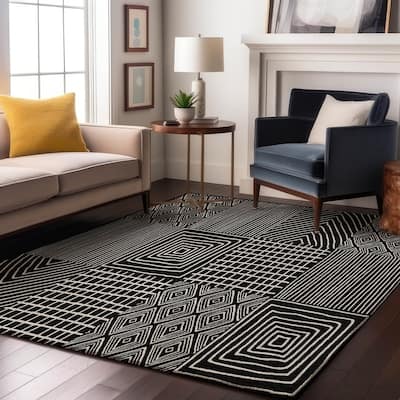 Premium Washable Super Soft Modern Geo Charm Mayfield Rug
