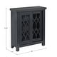 preview thumbnail 7 of 18, Glassell Geometric Glass Door Storage Cabinet with Adjustable Shelves by iNSPIRE Q Classic