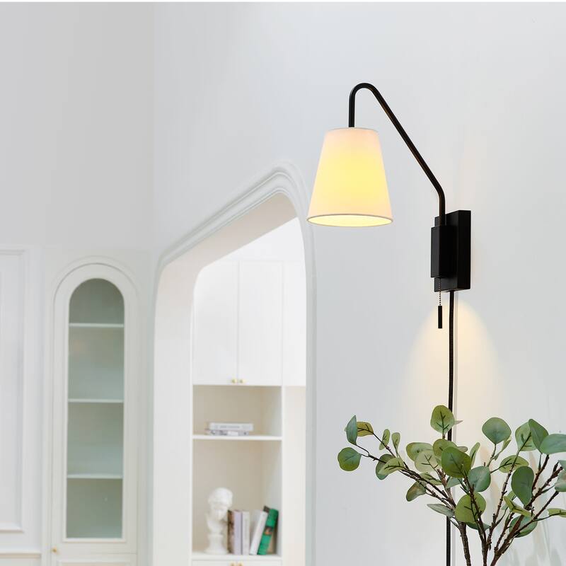 Globe Electric 91005999 Everett 16" Tall Hardwired or Plug-In Wall