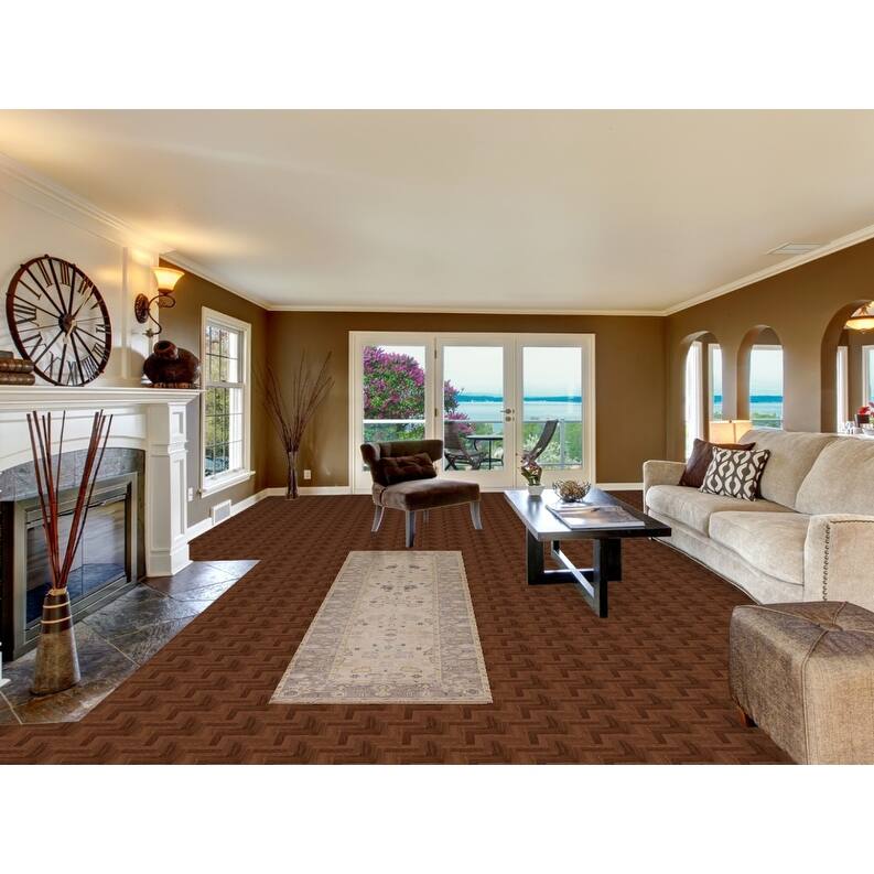 Hand Knotted Oriental 100% Wool Carpet Transitional Geometric Beige & Ivories Oushak Runner Rug - 9' 8'' X 2' 8''