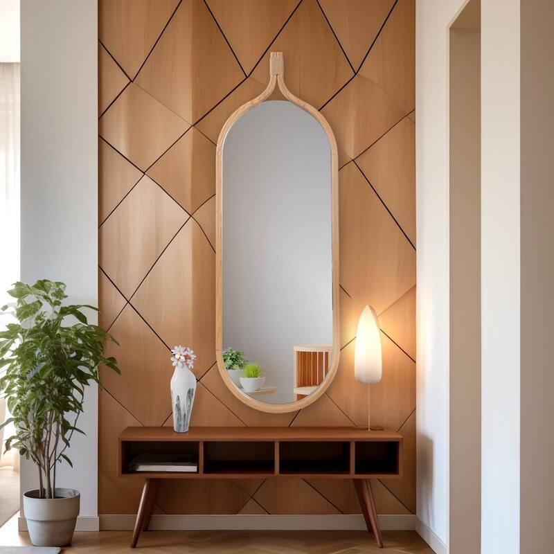 Ulah Oval Mirror - 55.3/4 X 18.3/4 X 1D