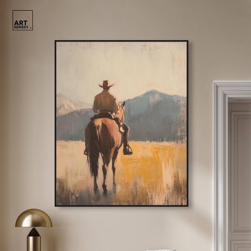 Long Ride Canvas by Art Remedy