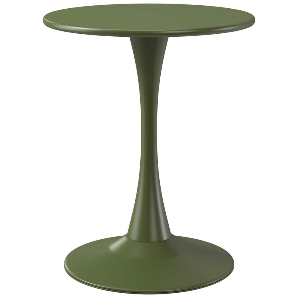 Frond and Form 23.5 Inch Outdoor Steel Dining Table