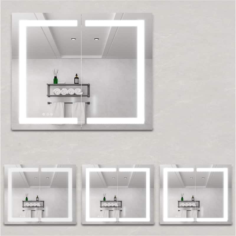 36x30 inch Medicine Cabinet with LED Vanity Mirror