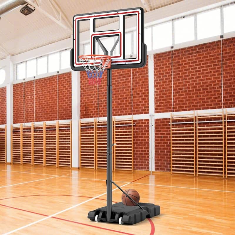 Basketball Hoop Adjustable Basketball Goal Portable Basketball Hoop - 35" x 23.5" x 5.5" (L x W x H)
