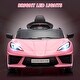 preview thumbnail 6 of 44, 12V Kids Ride on Car Licensed Corvette Battery Powered Car Toddles Electric Sports Car Toy