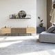 preview thumbnail 9 of 36, Stylish mid-century modern TV stand for up to 80" TVs. Ample storage for media devices, cable management. easy assembly.