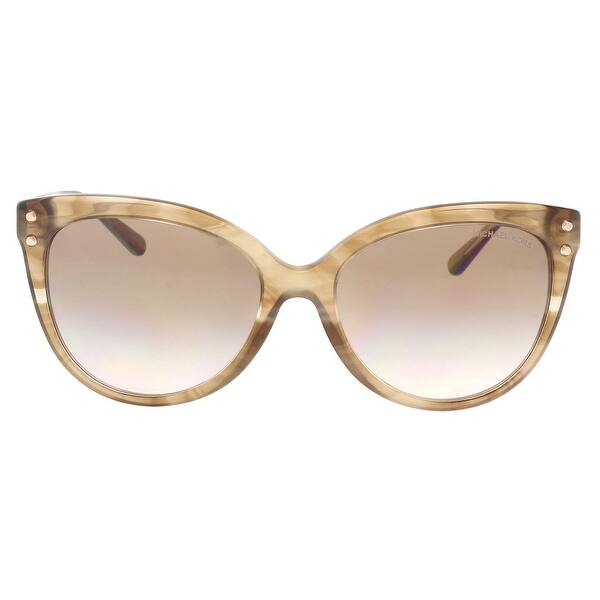 Shop Michael Kors Mk2045 Brown Cat Eye Sunglasses 55 16 140 Overstock 23597954