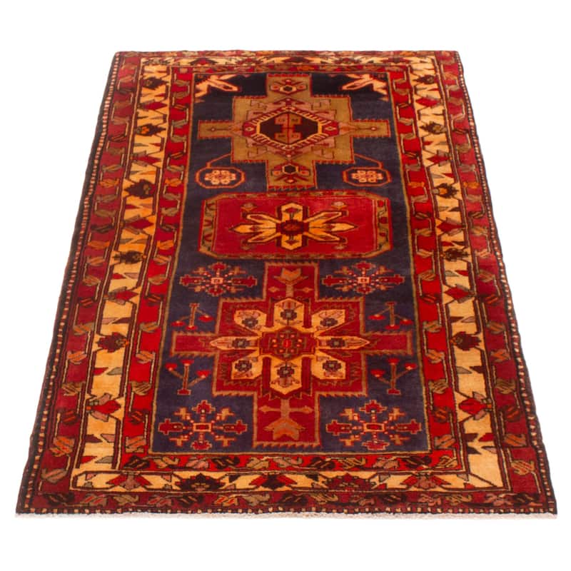 ECARPETGALLERY Hand-knotted Konya Anatolian Red Wool Rug - 3'10 x 7'0