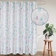 preview thumbnail 1 of 6, Painter Dots Texture Shower Curtain 72"Wx72"L - Blue/Green