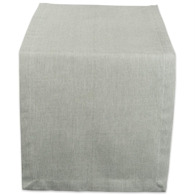 Design Imports Solid Chambray Table Runner (0.25 inches high x 14 inches wide x 72 inches deep)