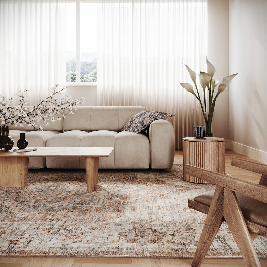 Nuloom Selviana Traditional Vintage Floral Area Rug