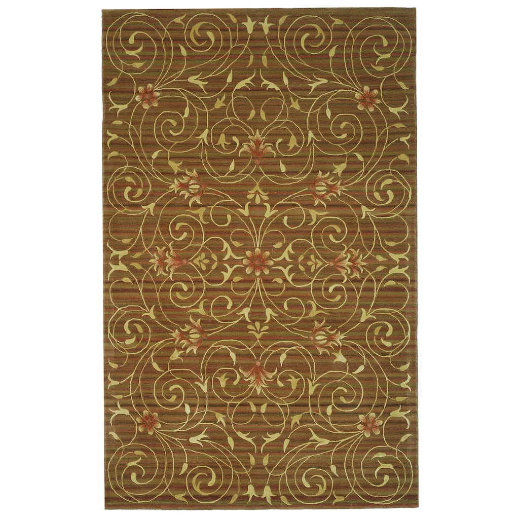 SAFAVIEH Handmade French Tapis Liesbeth Shabby Chic Oriental Scrolls