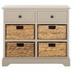 preview thumbnail 5 of 73, SAFAVIEH Cape Cod 6-Drawer Storage Unit - 30" W x 13" D x 28" H