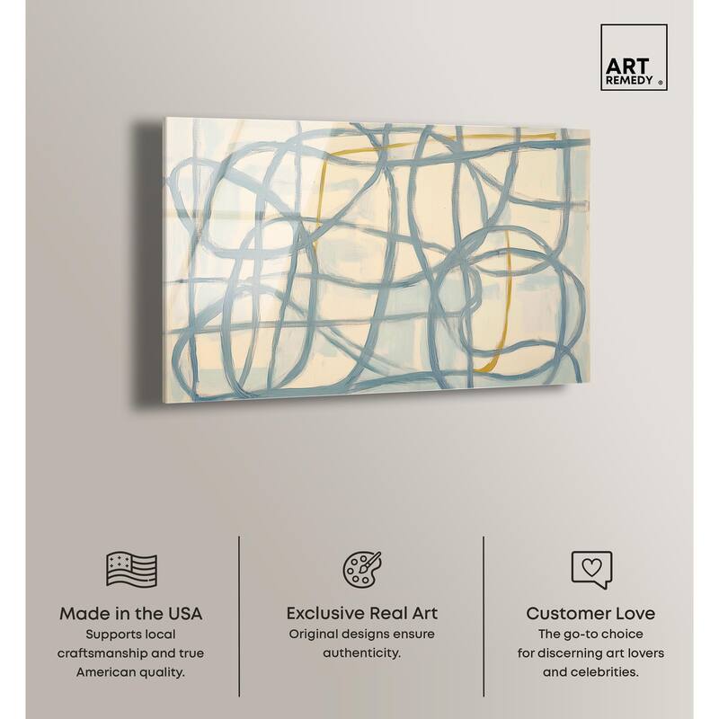 Unbroken Line II Acrylic by Art Remedy, Ready to Hang