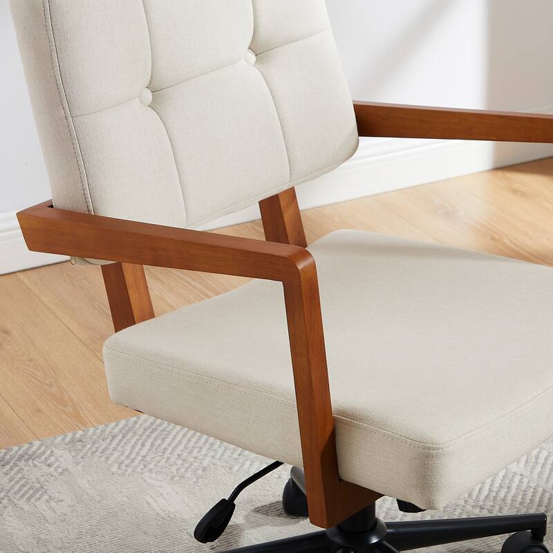 Art Leon Swivel Accent Home Office Chair with Adjustable Height