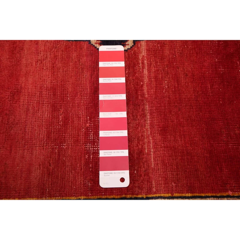 ECARPETGALLERY Hand-knotted Anadol Vintage Red Wool Rug - 3'9 x 6'11