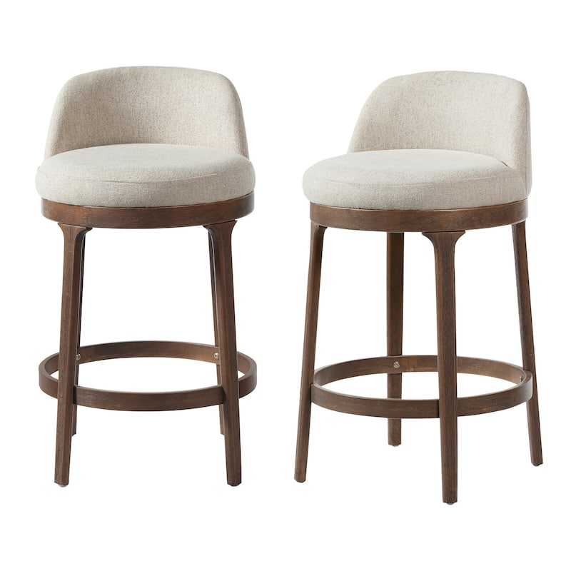 Christopher Knight Home - Chole Modern Wooden Upholstered Counter Stool