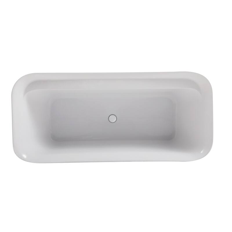 Haley Soaking Bathtub in Glossy White