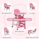 preview thumbnail 3 of 19, 5 in 1 Baby High Chair, Convertible Toddler Table Chair Set, Rocking Chair, Multi-Function Seat w/ Wheels, Adjustable Seat Back