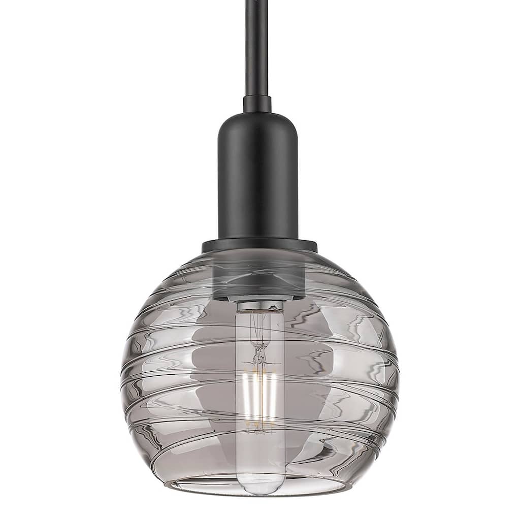 Innovations Lighting 716-1S-G1213-6SM Athens Deco Swirl 6" Wide Mini
