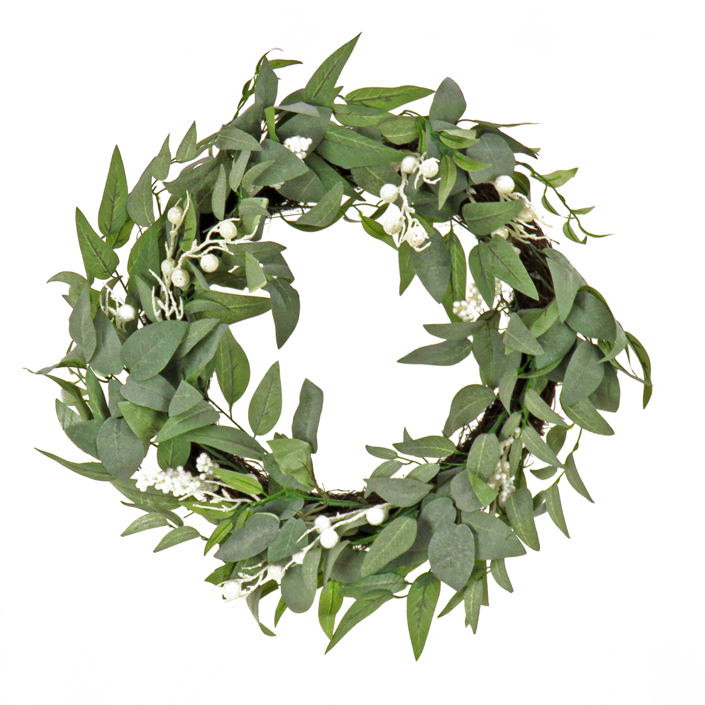 National Tree Company 2 ft. Mixed Leaves Christmas Wreath - 2 ft
