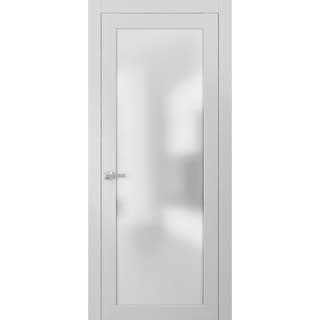Lite Frosted Glass Door / Planum 2102 White Silk
