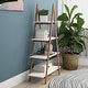 preview thumbnail 3 of 5, Nestfair Solid Bamboo Wood Oxford A Frame Ladder Display Bookshelf