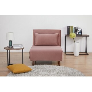 Tustin Upholstered Convertible Lounge/ Sleeper Chair