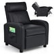 preview thumbnail 18 of 32, Gymax Kids Recliner Chair Adjustable Leather Sofa Armchair w/ Footrest Black