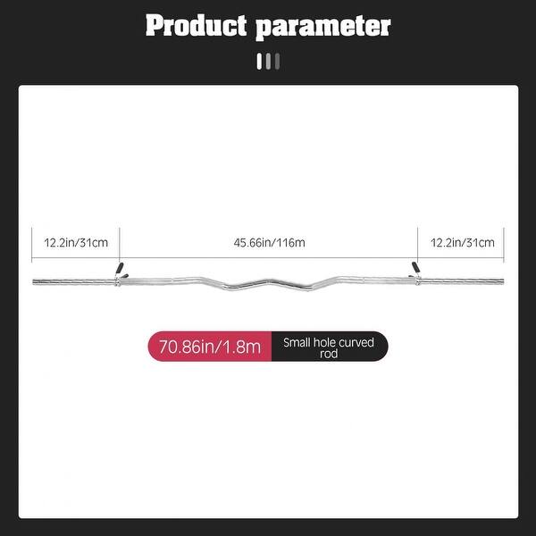 Bending Bar Strength Training Home Fitness Equipment Cross