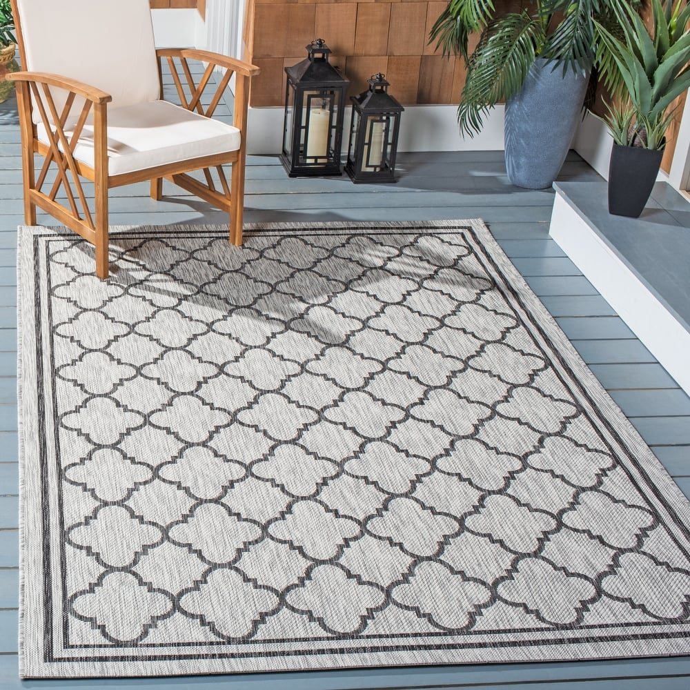 SAFAVIEH Courtyard Kamini Indoor/ Outdoor Waterproof Patio Backyard Rug