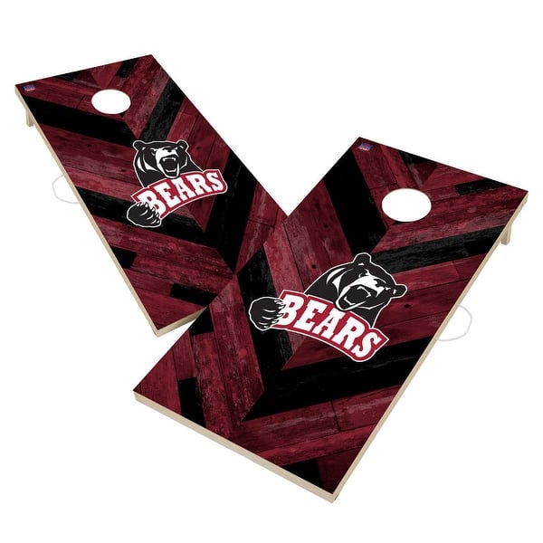 slide 2 of 6, Lenoir-Rhyne University Bears Cornhole Board Set 16 Years and Up
