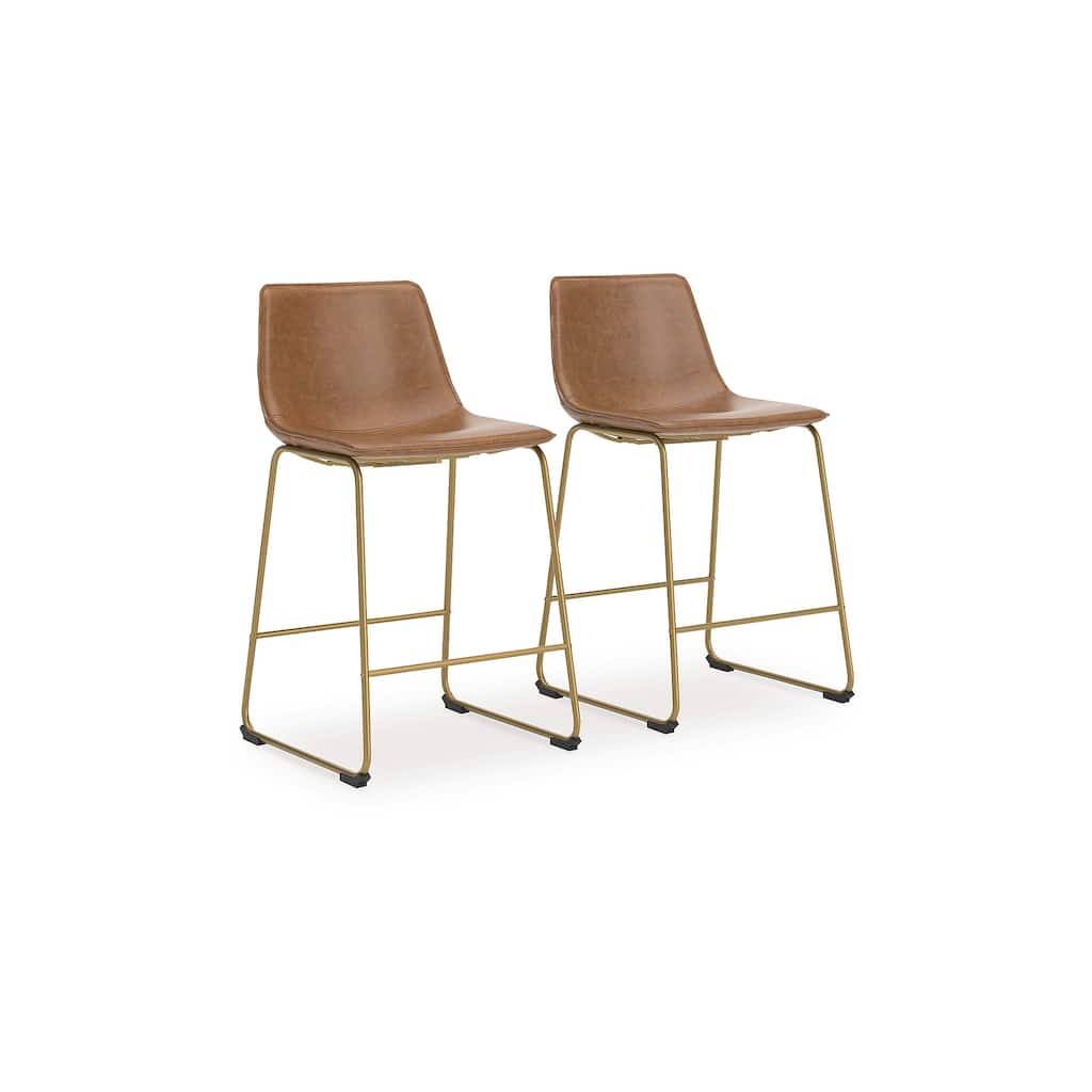 Signature Design by Ashley Lexadine Counter Height Bar Stool (Set of 2) - 19"W x 22"D x 34"H