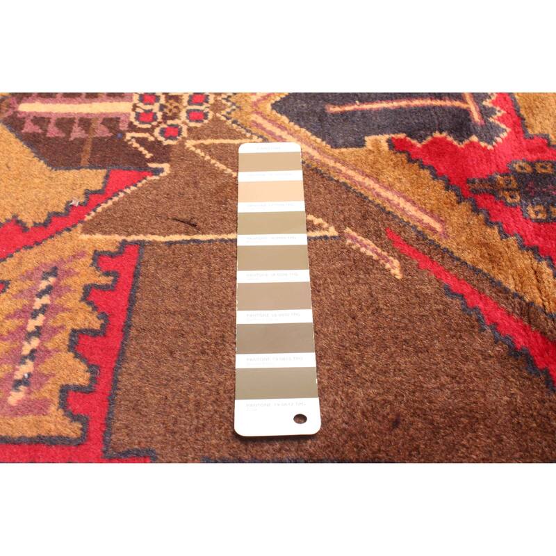 ECARPETGALLERY Hand-knotted Teimani Brown Wool Rug - 3'9 x 7'0