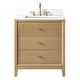 preview thumbnail 46 of 79, Vanity Art 30" Freestanding Bathroom Vanity with Engineered Marble Top and Sink