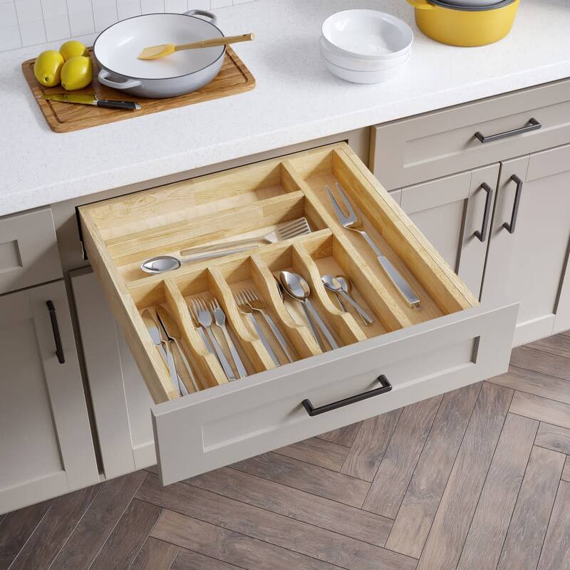 Hardware Resources DO Series 21 Inch Adjustable Cutlery Drawer Insert