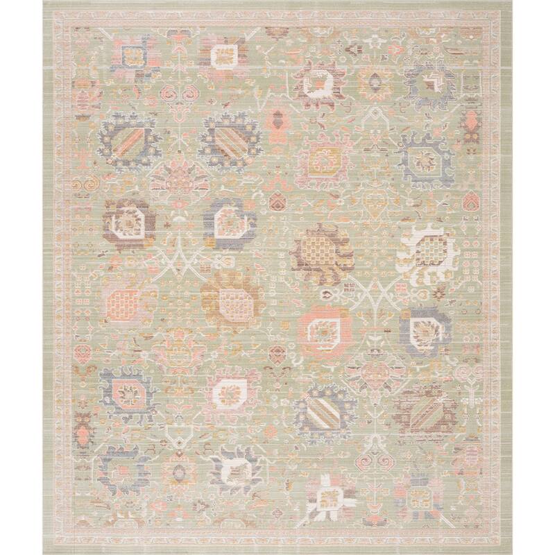 Crosswood Alyssa Traditional Floral Indoor Polyester Area Rug