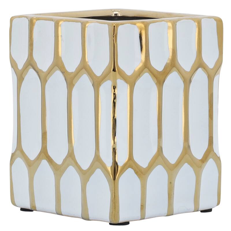 Sagebrook Home Ceramic Pen Holder