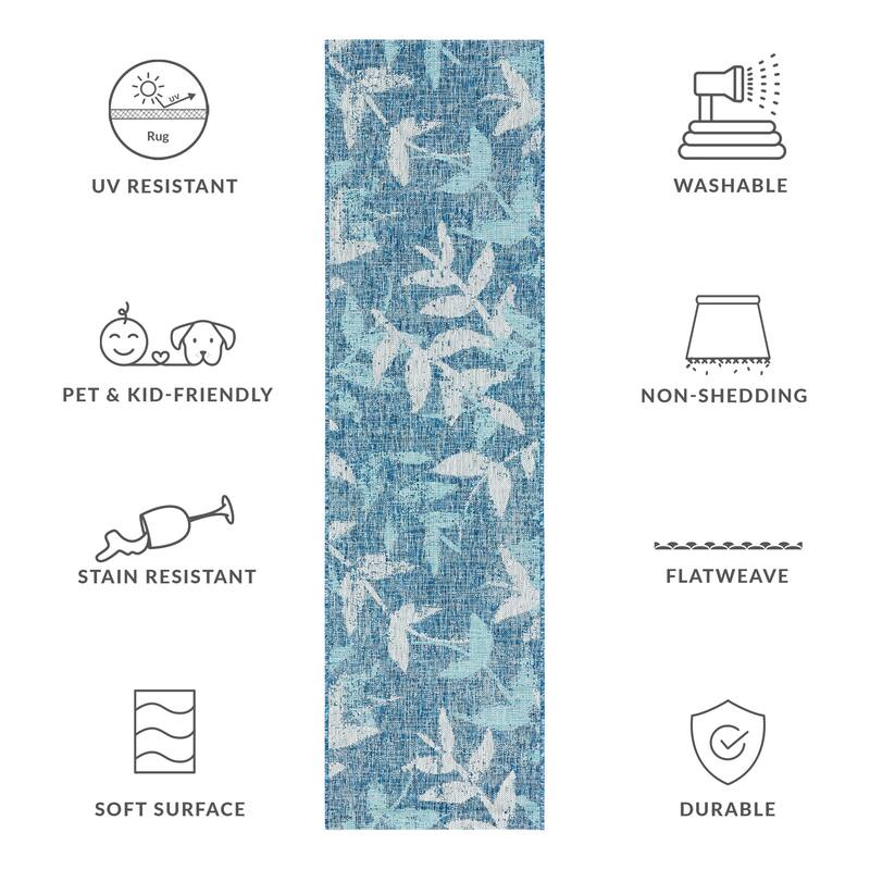 SAFAVIEH Courtyard Rula Indoor/Outdoor Waterproof Patio Backyard Rug
